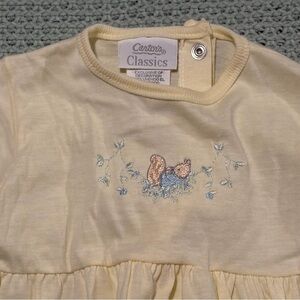 Carter's Cream Baby Dress with Embroidered Squirrel